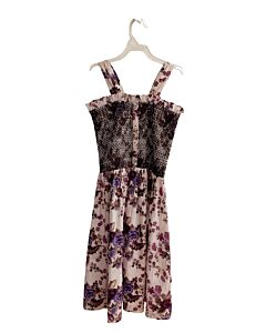 RO'S GARDEN  PURPLE  FLORAL  DRESS