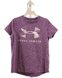 UNDER ARMOUR  PURPLE    KNIT SS SHIRT