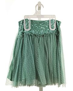 CUPCAKES & PASTRIES  GREEN TULLE   SKIRT WITH SEQUINS