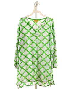 ROBERTA ROLLER RABBIT  LIME GREEN    COVER UP