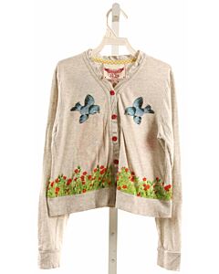 PAPER WINGS  MULTI-COLOR   PRINTED DESIGN CARDIGAN