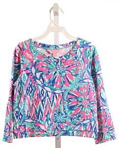 LILLY PULITZER  AQUA    KNIT LS SHIRT