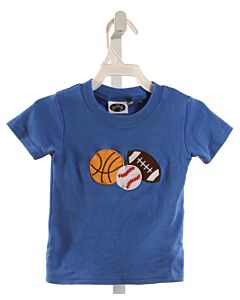 PBJ  BLUE   APPLIQUED T-SHIRT