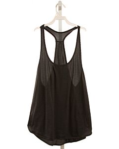 LULULEMON  BLACK KNIT   SLEEVELESS SHIRT