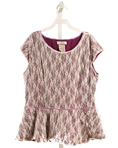 MATILDA JANE  PURPLE LACE   SLEEVELESS SHIRT