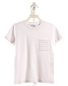 THE PROPER PEONY  WHITE    KNIT SS SHIRT