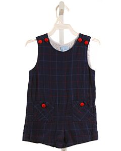 BELLA BLISS  NAVY  PLAID  JON JON