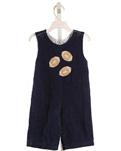 KELLY'S KIDS  NAVY CORDUROY  APPLIQUED LONGALL
