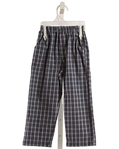 BAILEY BOYS  NAVY  PLAID  PANTS