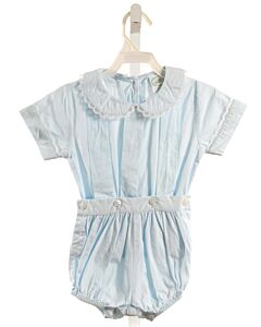 GRACE & JAMES  LT BLUE    DRESSY BUBBLE WITH LACE TRIM
