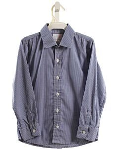 JAMES & LOTTIE  BLUE  MICROCHECK  DRESS SHIRT