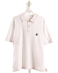 LUIGI  WHITE    KNIT SS SHIRT