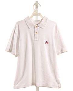LUIGI  WHITE    KNIT SS SHIRT