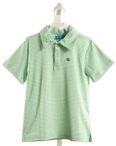 J. BAILEY  MINT  STRIPED  KNIT SS SHIRT