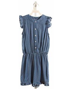 JAMES & LOTTIE  CHAMBRAY    ROMPER WITH RUFFLE