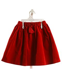 BISBY BY LITTLE ENGLISH  RED VELVET   SKIRT