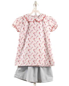 JAMES & LOTTIE  RED  PRINT  2-PIECE OUTFIT