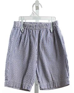 PAPO D'ANJO  BLUE SEERSUCKER STRIPED  SHORTS