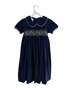 EVERYDAY HEIRLOOM  NAVY CORDUROY  SMOCKED DRESS