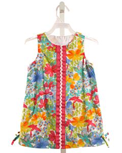 FLORENCE EISEMAN  MULTI-COLOR  FLORAL  DRESS