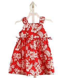 RJC  RED  FLORAL  DRESS