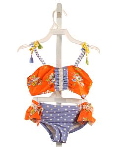 MATILDA JANE  ORANGE  FLORAL  2-PIECE SWIMSUIT