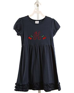 ARB BLANKS  NAVY   APPLIQUED KNIT DRESS