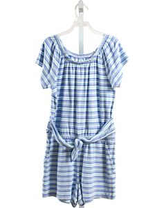 VINEYARD VINES  BLUE KNIT STRIPED  ROMPER