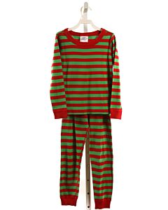 HANNA ANDERSSON  GREEN  STRIPED  LOUNGEWEAR