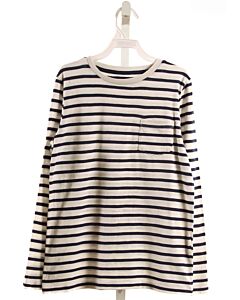 MINI BODEN  BLUE  STRIPED  KNIT LS SHIRT