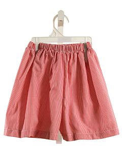 NO TAG  RED  STRIPED  SHORTS