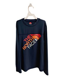 NORTH FACE  BLUE    KNIT LS SHIRT