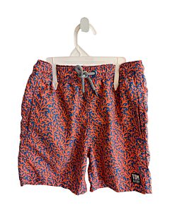 TOM & TEDDY  ORANGE   PRINTED DESIGN SWIM TRUNKS