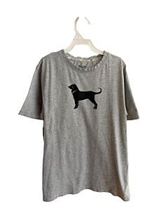 THE BLACK DOG  GRAY  PRINT  T-SHIRT