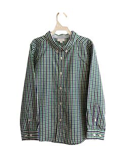 LITTLE ENGLISH  GREEN  PLAID  DRESS SHIRT