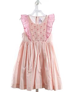 ANTOINETTE PARIS  LT PINK   SMOCKED DRESS