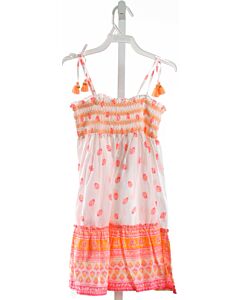 SUNUVA  HOT PINK   SMOCKED DRESS