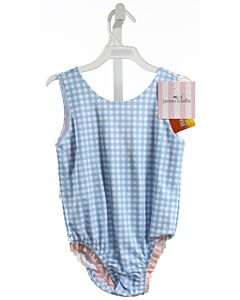 JAMES & LOTTIE  BLUE  GINGHAM  1-PIECE SWIMSUIT