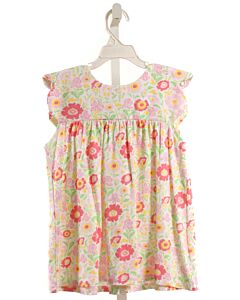 BELLA BLISS  PINK  FLORAL  SLEEVELESS SHIRT