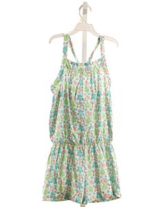 BELLA BLISS  GREEN  FLORAL  ROMPER