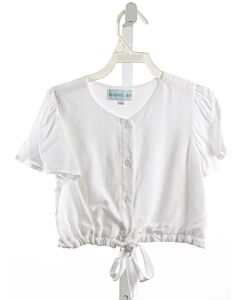 ELIZABETH CATE  WHITE    SHIRT-SS