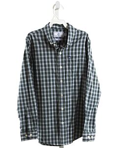 SOUTHERN TIDE  FOREST GREEN  PLAID  DRESS SHIRT