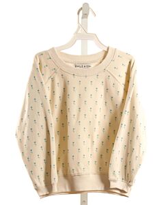 EMILE & IDA  IVORY  FLORAL  PULLOVER