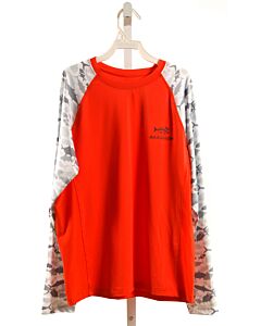 BASSDASH  ORANGE    KNIT LS SHIRT
