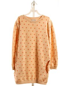 EMILE & IDA ORANGE FLORAL KNIT DRESS