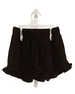 IF SO  BLACK KNIT   SHORTS WITH RUFFLE