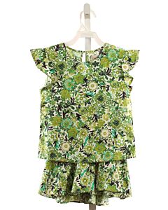CARA CARA  GREEN  FLORAL  2-PIECE OUTFIT