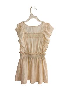 LOUIS LOUISE  CREAM  STRIPED  KNIT DRESS