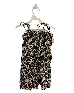 LOUIS LOUISE  BLACK  FLORAL  ROMPER