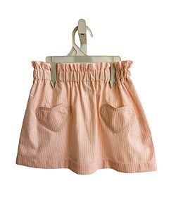 BONTON  PINK SEERSUCKER STRIPED  SKIRT